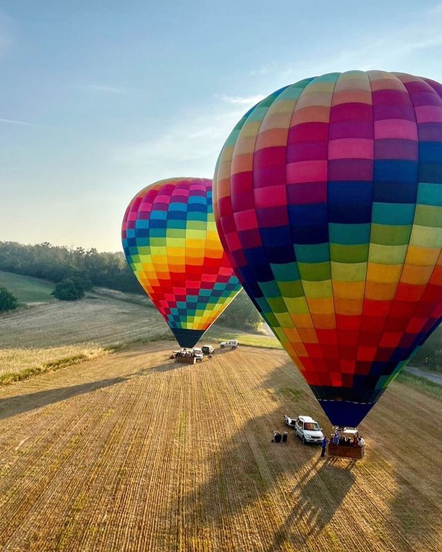 Etruschi in mongolfiera