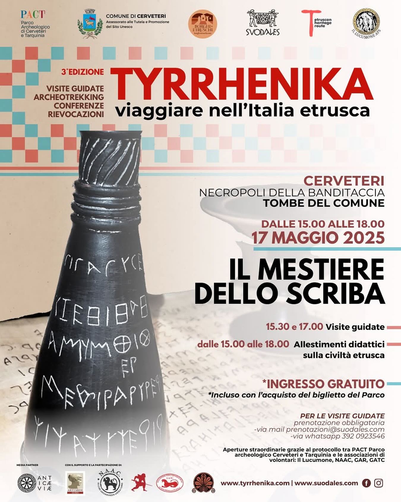 Scopri di più sull'articolo TYRRHENIKA viaggiare nell’Italia etrusca.