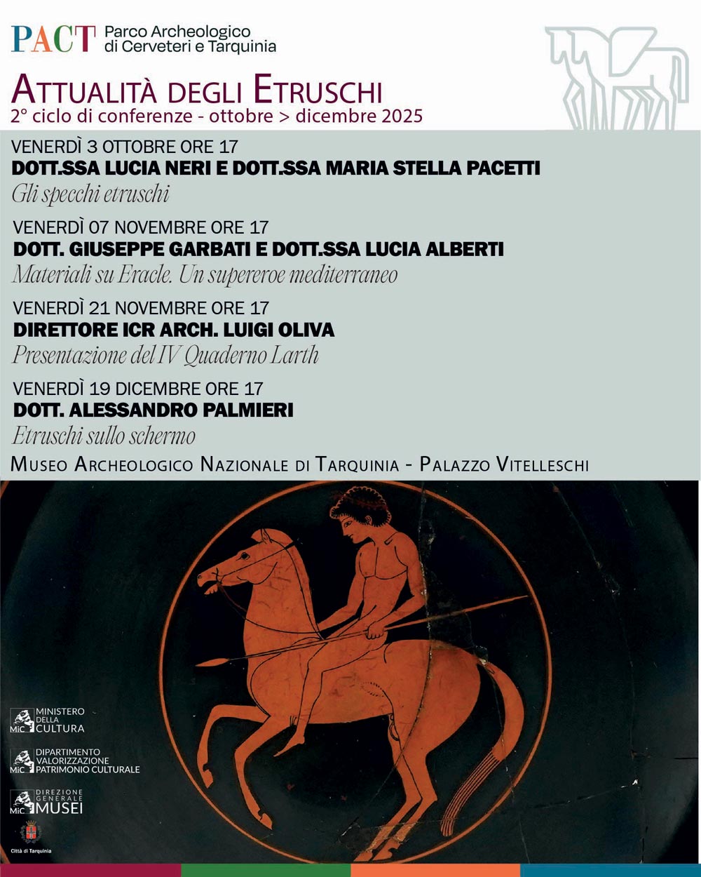 Al momento stai visualizzando Secondo ciclo di conferenze “Attualità degli Etruschi”