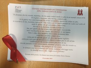 Scopri di più sull'articolo 𝟐𝟓 𝐧𝐨𝐯𝐞𝐦𝐛𝐫𝐞 – 𝐆𝐢𝐨𝐫𝐧𝐚𝐭𝐚 𝐈𝐧𝐭𝐞𝐫𝐧𝐚𝐳𝐢𝐨𝐧𝐚𝐥𝐞 𝐩𝐞𝐫 𝐥’𝐞𝐥𝐢𝐦𝐢𝐧𝐚𝐳𝐢𝐨𝐧𝐞 𝐝𝐞𝐥𝐥𝐚 𝐯𝐢𝐨𝐥𝐞𝐧𝐳𝐚 𝐜𝐨𝐧𝐭𝐫𝐨 𝐥𝐞 𝐝𝐨𝐧𝐧𝐞