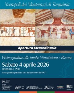 Scopri di più sull'articolo Visite guidate alla Tomba del Barone e alla Tomba Francesca Giustiniani